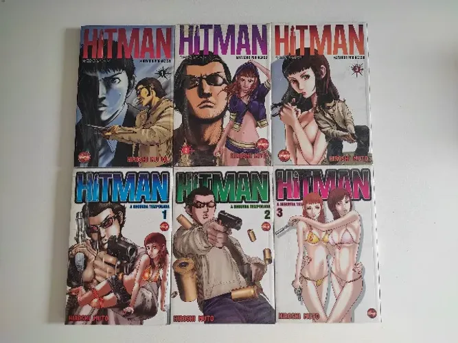 Mangás Hitman 1ª e 2ª temporadas completas 6 volumes