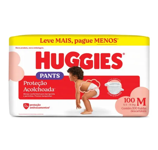 Fralda Huggies Proteção acolchoada
