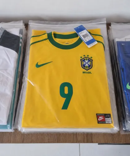 Camisa Brasil - Copa 1998 - Tamanhos 2GG, GG, G, M, P - 