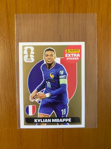 Figurinha Extra Mbappe Ouro Legend Gold Panini