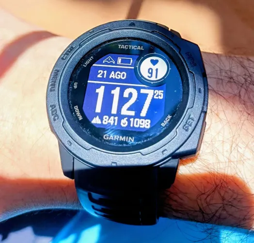 Smartwatch GARMIN INSTINCT TACTICAL duplo GPS Militar