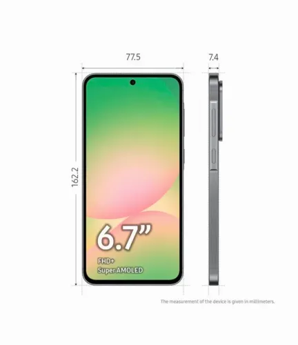 Smartphone Samsung Galaxy A56 5G Preto 256GB 8GB RAM, NFC, IP67