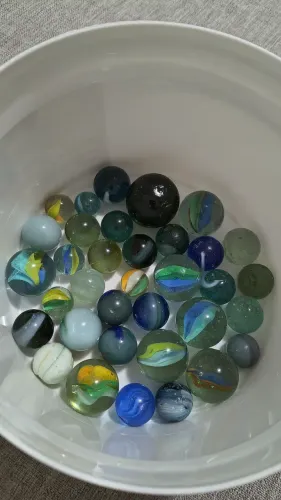 Bolinhas de gude antigas 