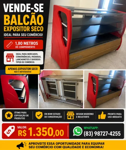 Vende- se balcão expositor.
