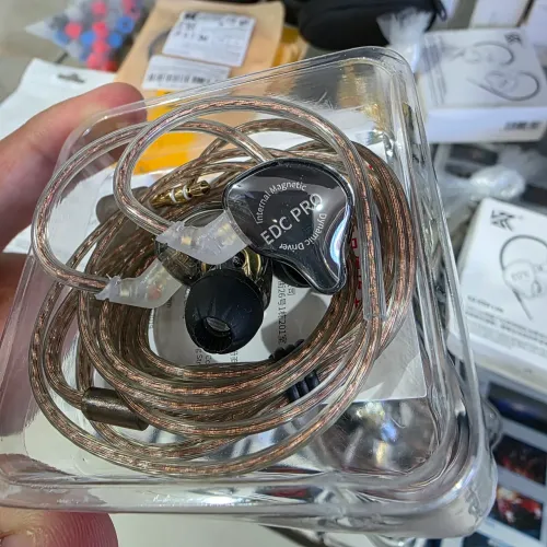 Fone de ouvido KZ - EDC Pro, Retorno de Palco, in-ear - Qualidade sonora imersiva, Monitor
