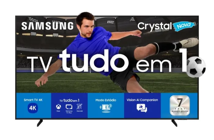 Smart TV 43" 4KZ Samsung 43U8600F Crystal HDR<br>Tizen Alexa e Xbox Gaming