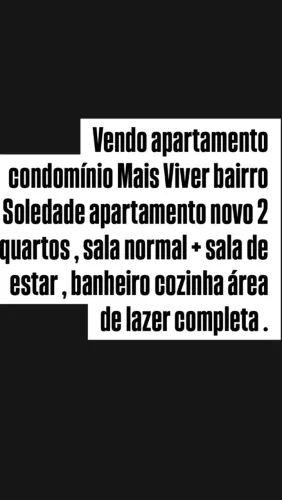 Vendo apartamento novo