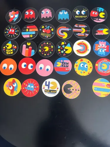 Lote Tazos Pac Man