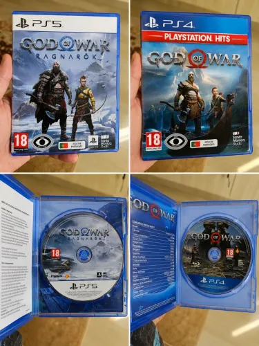 GOD OF WAR + GOD OF WAR RAGNARÖK - PS4 E PS5