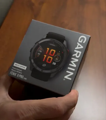 Relógio Garmin Fênix 8 Pro 51mm Titanium e Safira Amoled