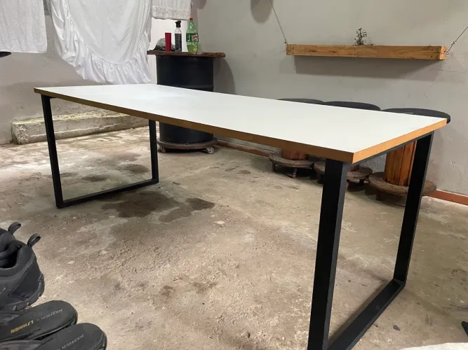 Mesa estilo industrial 