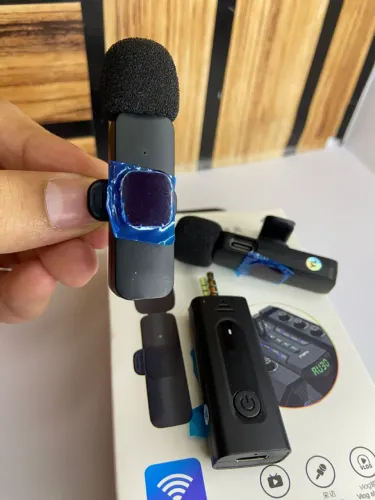 Microfone lapela s fio k35 3 5mm plug and play 5v 60mah an3