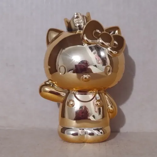 Hello Kitty dourada RARA burguer king 