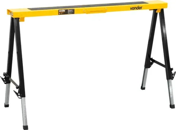 Cavalete metálico portátil, 150 kgf, VONDER