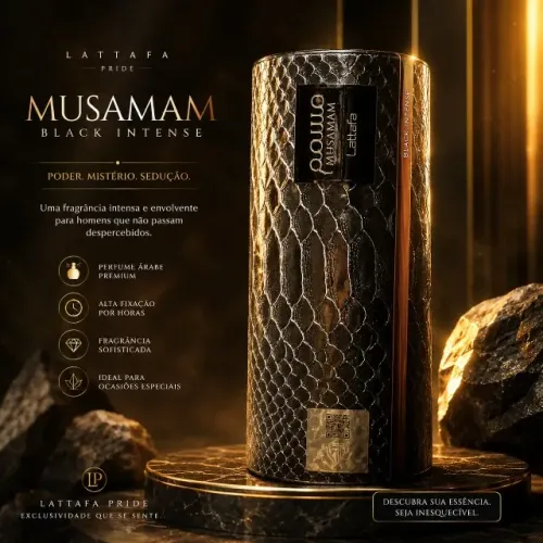 Perfume Lattafa Musamam Black Masculino Edp 100ml