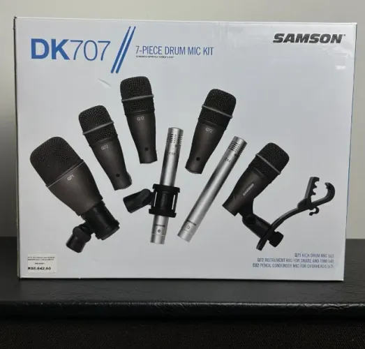 Kit Microfone para Bateria Samson DK707