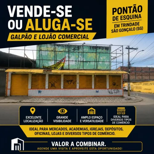 Vendo ou alugo ponto comercial.