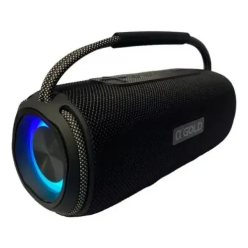 Caixa de som Bluetooth com Alto Falante Duplo 60W e Luz RGB A'gold Original SM-15
