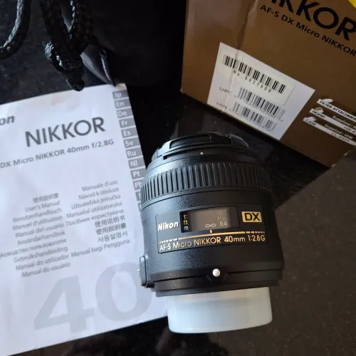 Lente Nikkor AF-S micro 40mm f/2.8G
