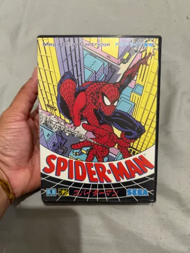 Spider Man Homem Aranha Mega Drive Japonês completo 