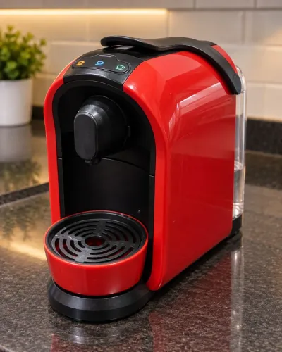 Cafeteira Três Corações Mimo S24 Vermelha 127V Cápsulas TRES