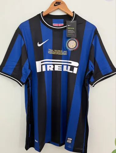 Camisa Inter de Milão 2010/11 - Modelo Retrô (Pronta Entrega)