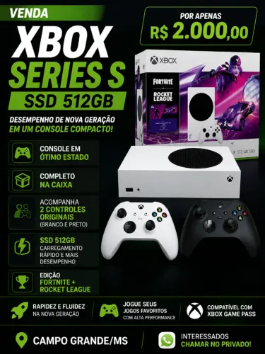 Microsoft Xbox Series S 512 Gb 2 Controles
