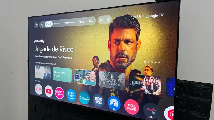 TV 50 POLEGADAS TCL QLED 4K GOOGLE TV - COM NOTA FISCAL