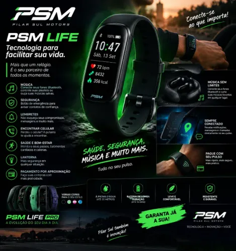 PSM Life: Tecnologia no Seu Pulso