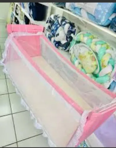 Rede berço rosa