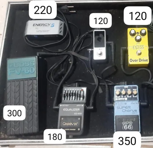 pedais para guitarra