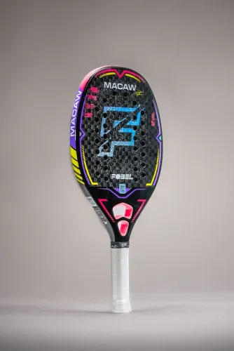 Raquete de Beach Tennis FOBEL MACAW 2024 - Gustavo Russo (Nova - Lacrada)