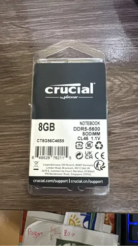 Memória ram Ddr5 8gb 5600mhz