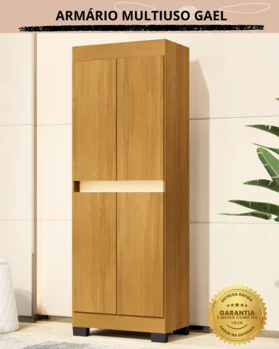 Armário Multiuso Gael - Entrega Rápida | Pague na Entrega - Sorocaba e Votorantim
