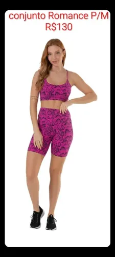 Conjunto Fitness Romance M