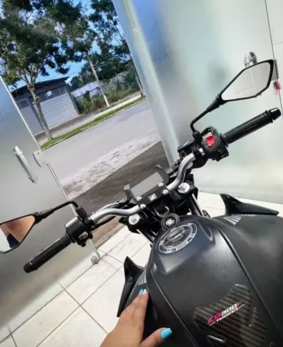 RETROVISOR ESPORTIVO CURTO HONDA/YAMAHA/SUZUKI/KAWASAKI