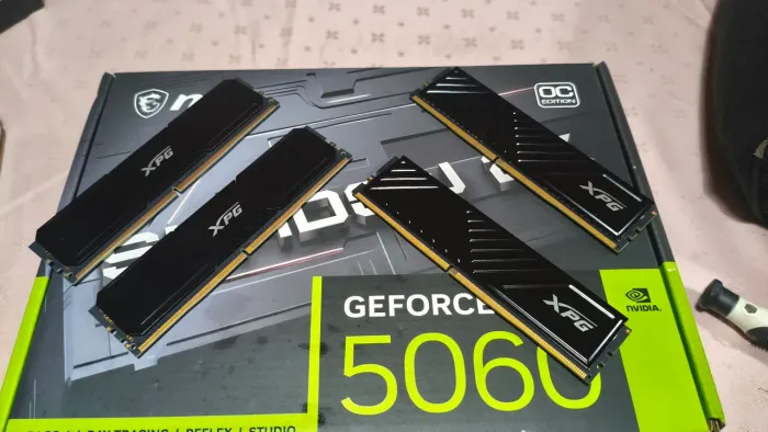 Memória ram 8gb xpg 3200mhz