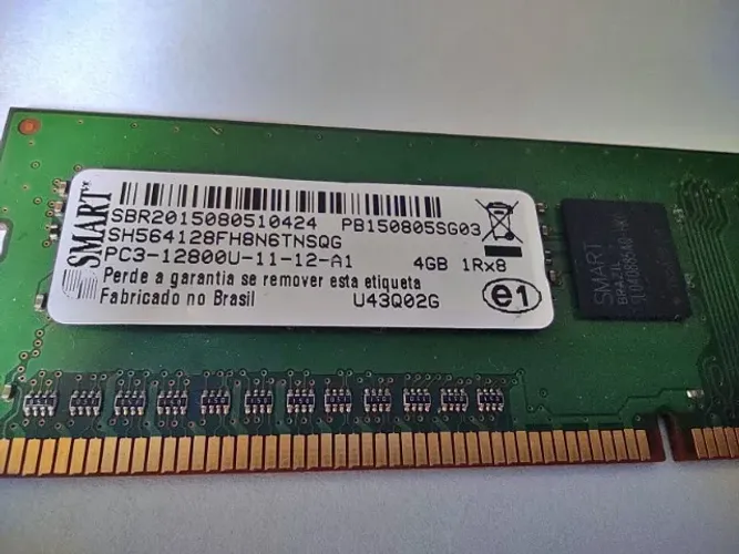Memória RAM 4gb DDR3 1600mhz (pente único)