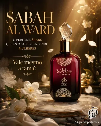 Perfume Arabe Sabah Al Ward EDP 100ml Feminino.