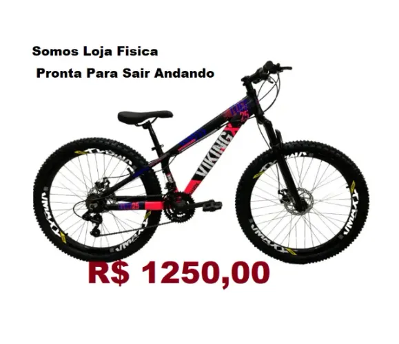 Bicicleta 26 Manobras Promoção Ferias Peça 1 primeira Pneus Balão.