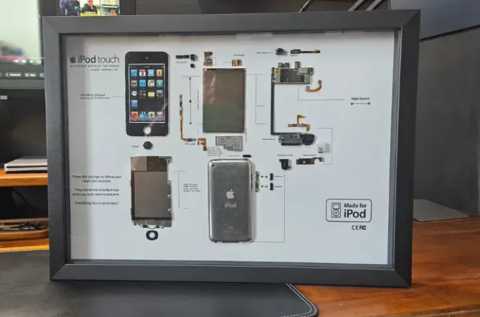 Quadro Tipo Grid iPod Touch Desmontado