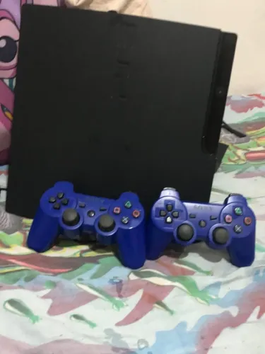 Ps3 desbloqueado com 2 controles e +5 jogos 