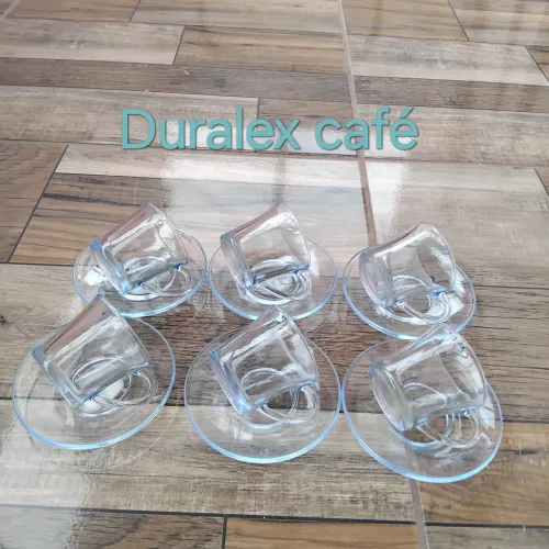 Conjunto de café Duralex azul claro