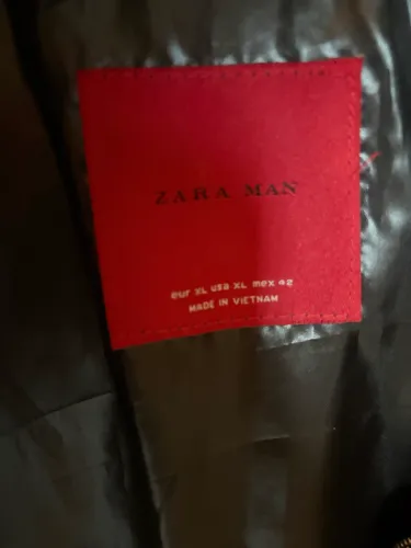 JAQUETA ZARA PUFFER MASCULINA XL PRETA ZERADA