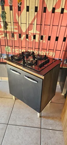 fogao cooktop 4 bocas atlas acendimento automático + balcão ENTREGO
