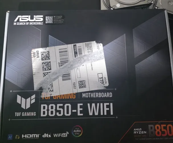 Placa mãe Asus TUF B850 nova lacrada