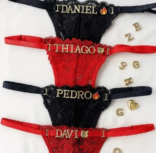 Calcinha personalizada 