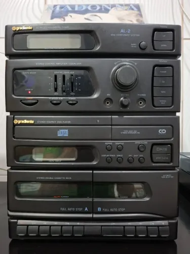Toca-discos Pioneer PL-J2500 + Central Receiver Gradiente AL-2