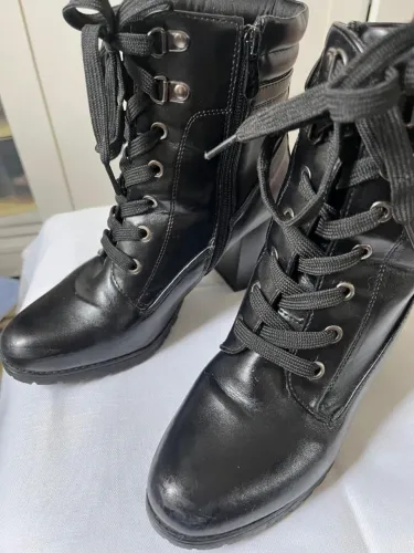 Bota estilo Coturno - 37 - Preta