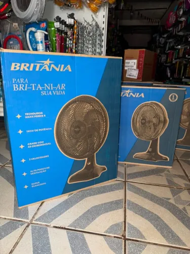 Ventilador de mesa 30cm britania 60w